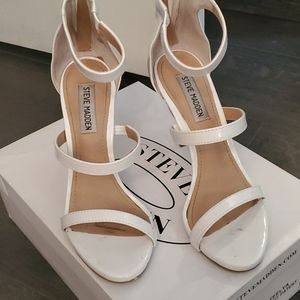 Steve madden white heels